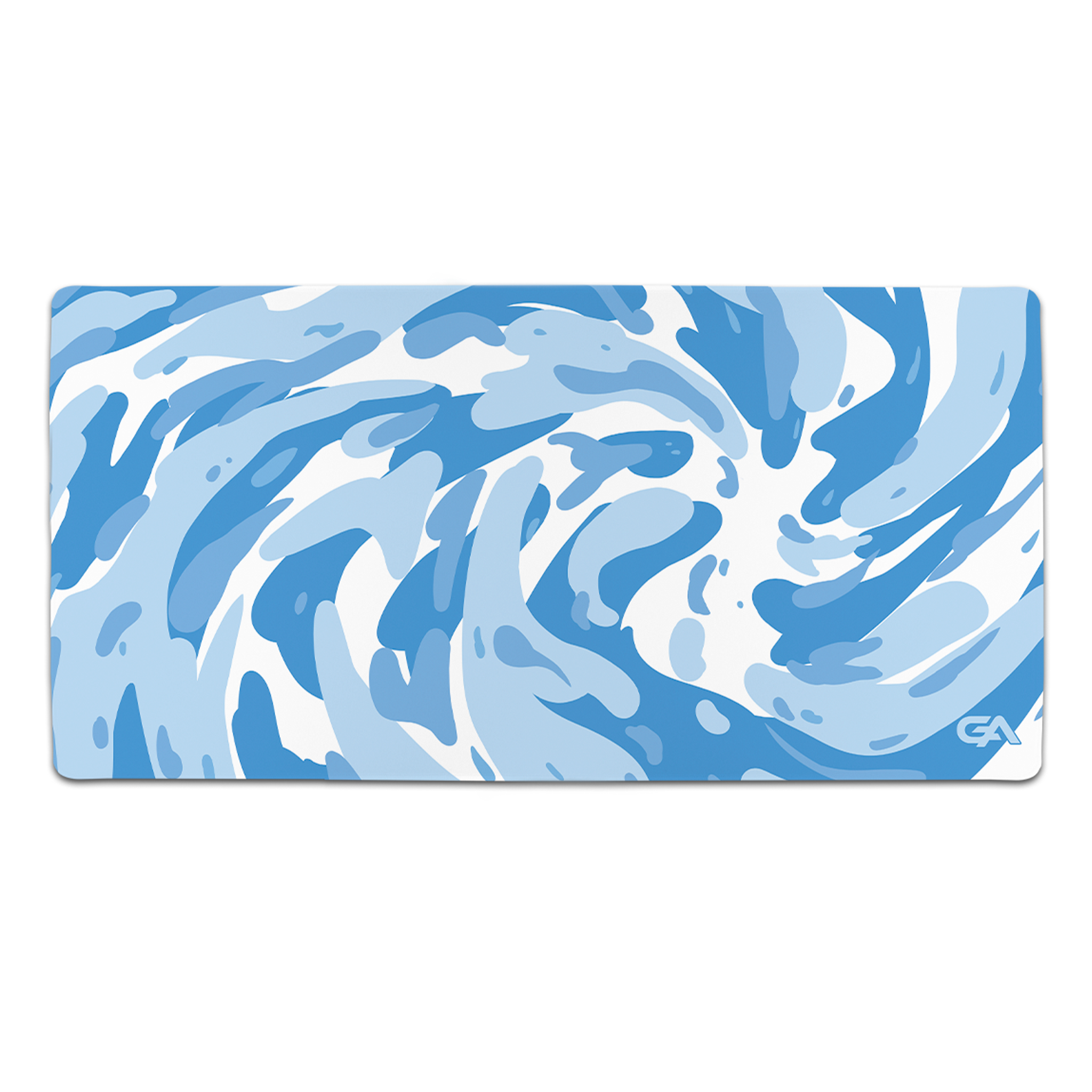 Icy Cyan Swirl Mousepad – GutzyAiden