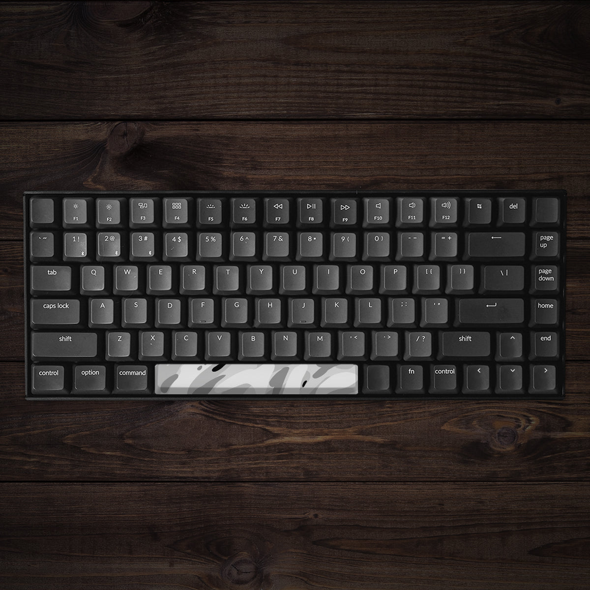 Snow Swirl PBT Spacebar