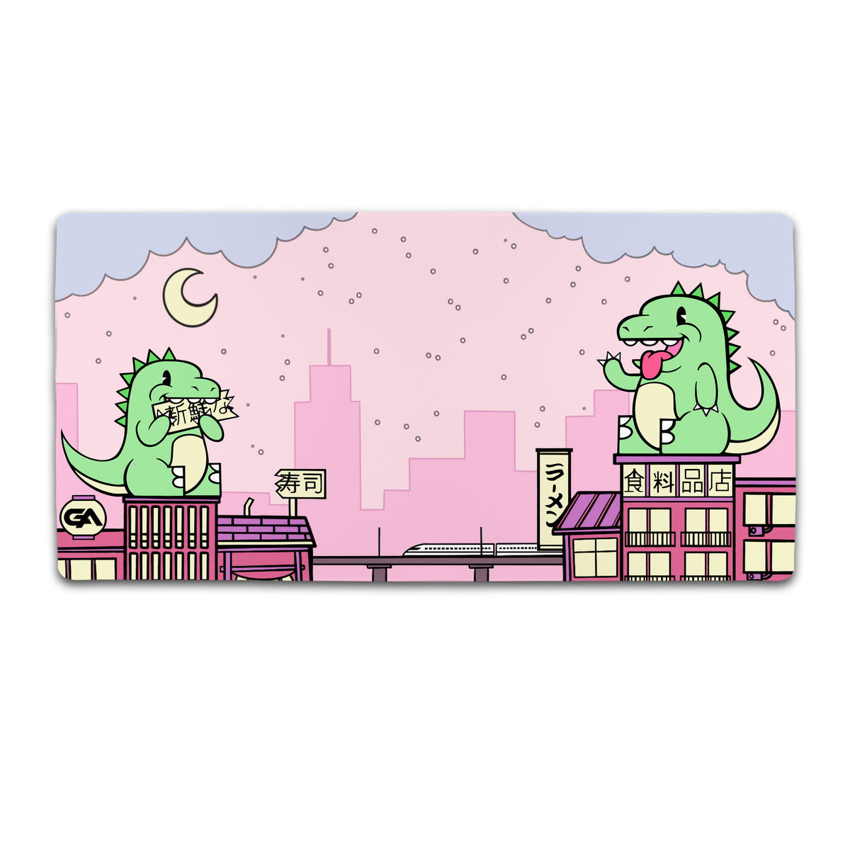 GA XXL Dino City Kawaii 36x18