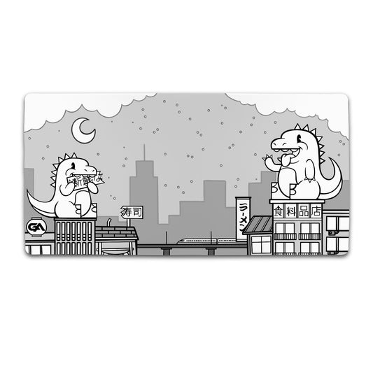 GA XXL Dino City White 36x18