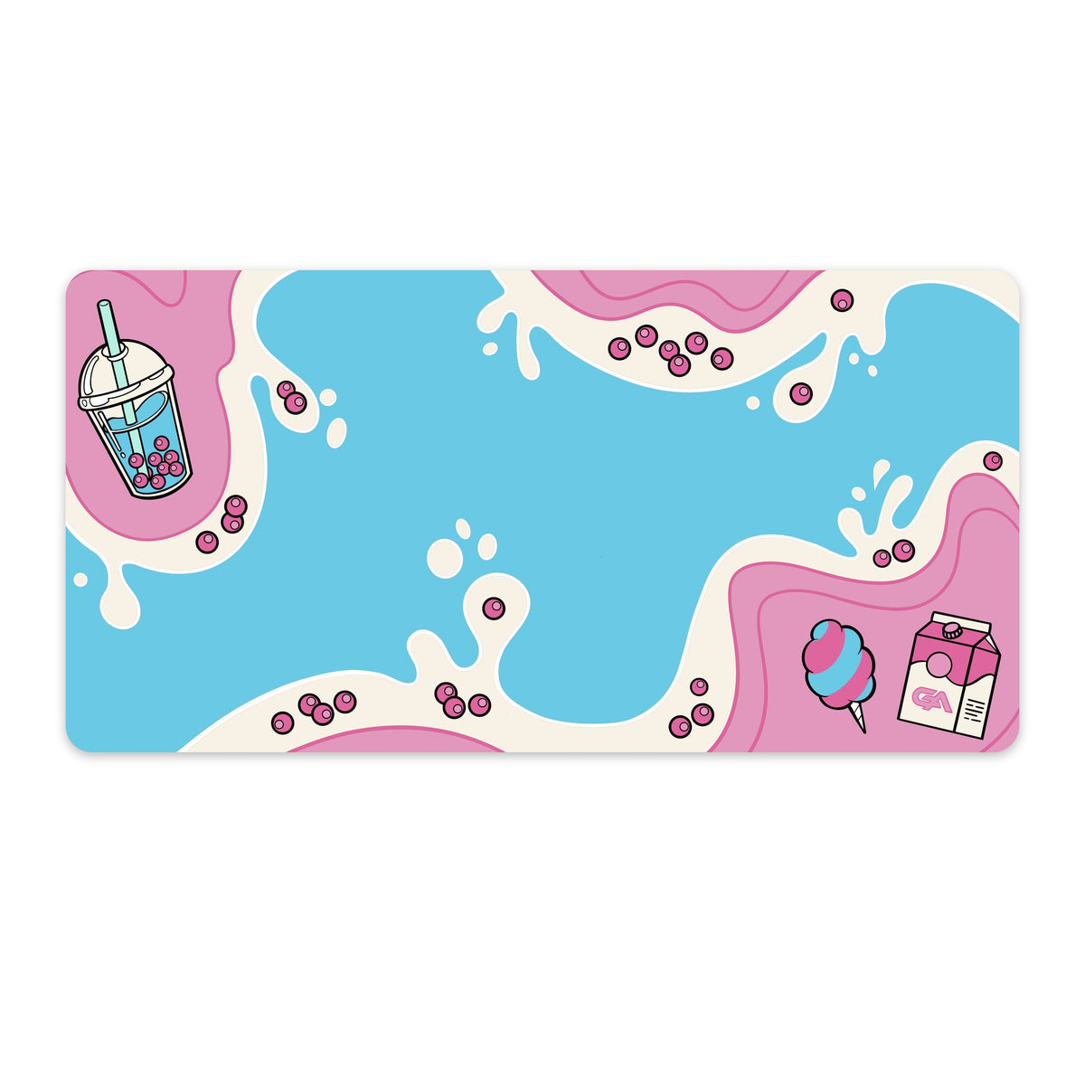 Boba Cotton Candy deskmat