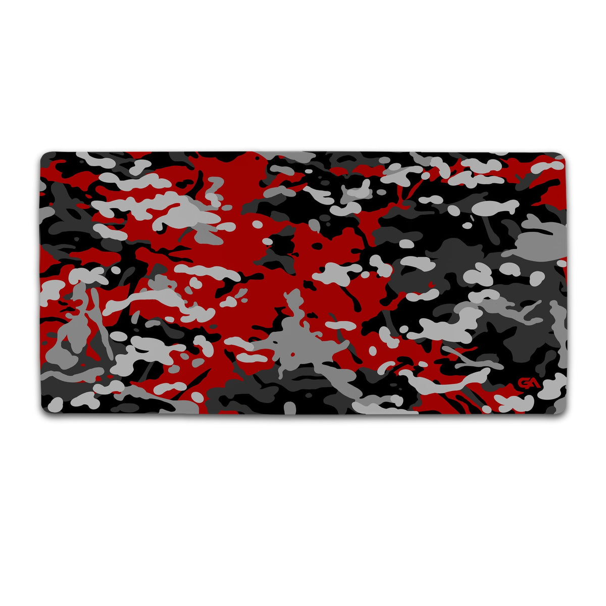 Red Camo 36x18 deskmat