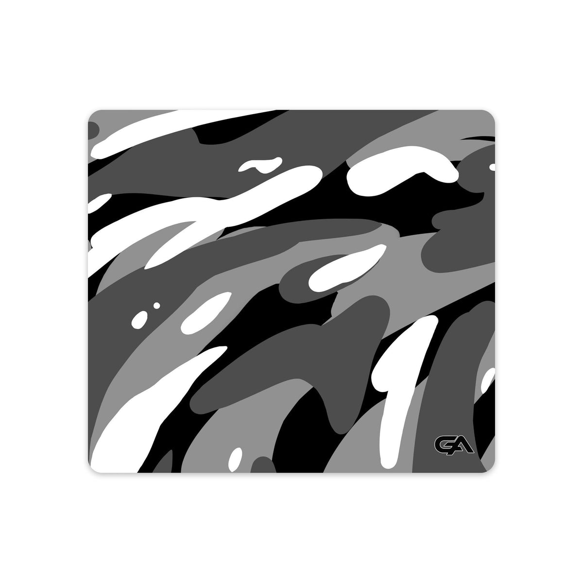 Arctic Swirl desk mat gaming mouse pad, 18x16 inch