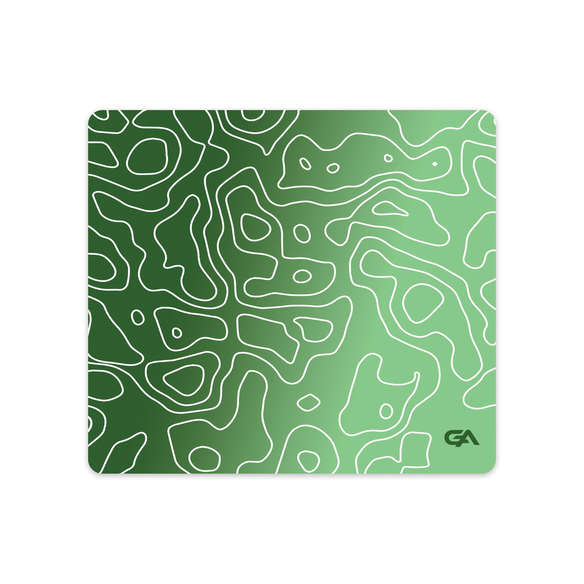 Forrest Topo desk mat gaming mouse pad, 18x16 inch