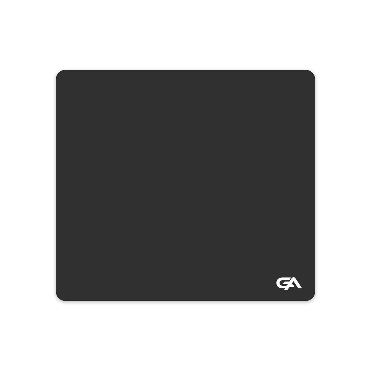 Grey desk mat gaming mouse pad, 18x16 inch