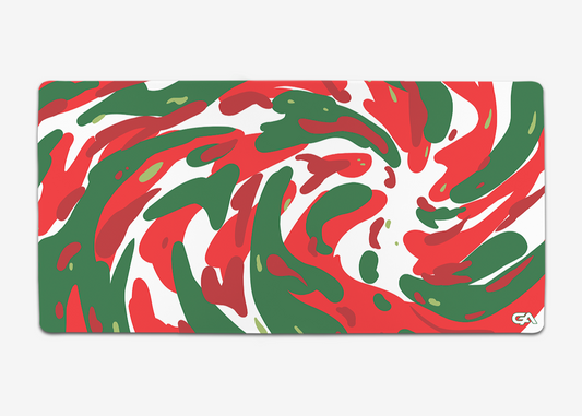 Christmas Swirl XXL Mousepad