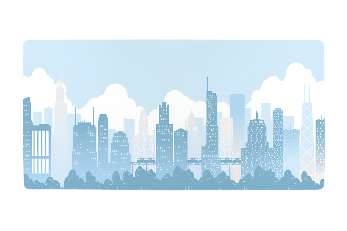 Chicago Skyline Mousepad