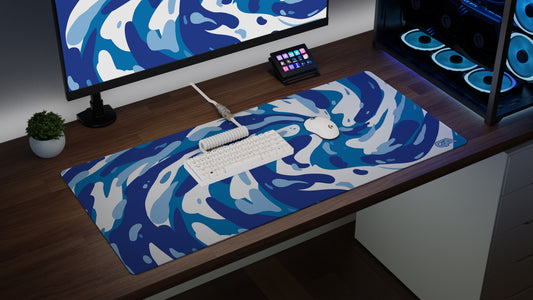 Aqua Swirl Mousepad