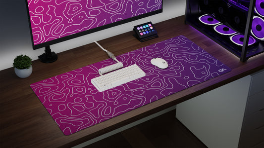 Black Cherry Topo Mousepad